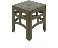 Keeeper Sulankstomas lauko stalas M, apkrova iki 80 kg, Timo 46,5x44,5x55 cm, alyvuogių spalvos
