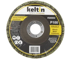KELTIN plokštelinis šlifavimo diskas 125 mm P100 (10/200)