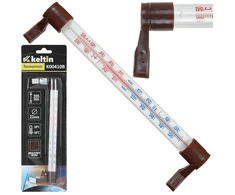 KELTIN Lauko termometras 205x17mm /rudi (12/120) (5903418304591)