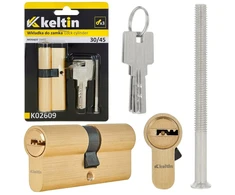KELTIN spynos įdėklas 30/45 (žalvario spalvos) (100)