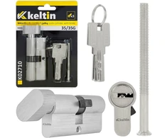 KELTIN spynos įdėklas su rankenėle 35/35g (nikelio spalvos) (100)