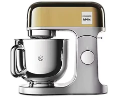 Virtuvinis kombainas Kenwood Virtuvės kombainas KMX760YG 0W20011398, 1000 W, 5 l, 6 greičiai, nerūdijantis plienas, pilka, geltona, blizgus, plakimas