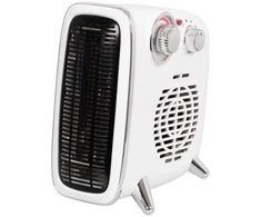 Keraminis ventiliatorinis šildytuvas kambariui ir biurui su termostatu 1800W iki 60m³ pastatomas B-4 1800 Baltas Eurom