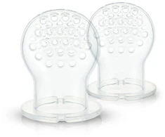 Kidsme Food Feeder keičiamas silikoninis antgalis 160349, L dydis, 2 vnt., nuo 6 mėn., silikonas