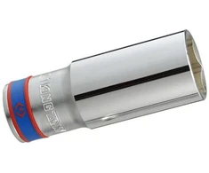 KING TONY NASADKA DŁUGA 1/2" 15mm x 77mm 6-KĄTNA CHROM