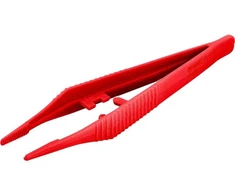 Knipex Tikslūs pincetai iš plastiko, maks. 130 laipsnių Celsijaus, 130 mm ilgio