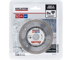 Kreator Deimantinis pjovimo diskas KRT085100, 115mm, 22.2mm, 1, 7.5mm, 1.20mm, 0.80mm, 9