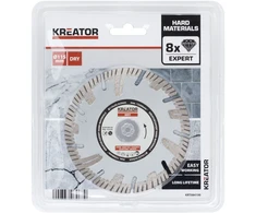 Kreator KRT084100 Deimantinis pjovimo diskas, 115mm, 22.2mm, 9 segmentai, 9mm, 2.00mm, 1.20mm, 8