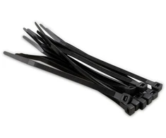 Kreator KRT556008, juodi nailoniniai kabelių raiščiai 2,5x120mm, 100vnt., 8kg, -10°C iki 85°C