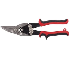 Kreator Skardos žirklės kairiosios KRT611102, 250mm, plienui ir aliuminiui, ergonomiškos rankenos, fiksavimas