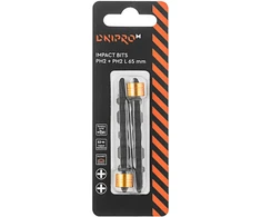 Kryžminis antgalis PH2, 65mm (2vnt.) 49753007 DNIPRO-M