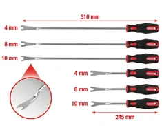 Spaustukų nuėmimo komplektas, 6 vnt, KS Tools