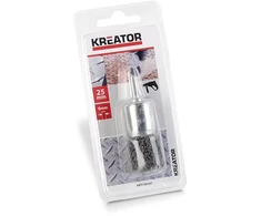 Kūginis šepetys Ø25 mm, plieniniai šeriai Kreator
