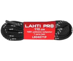 Lahti Pro Sznurowadła Plokšti batų raišteliai, juodai pilki, l904081p, 10 porų, 110 cm, Lahti