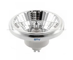 GTV LED lemputė, es111, 3000K, GU10, 11,0 W, AC220-240V, 25°, 850lm, 96ma, Chromas