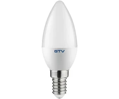 GTV LED lemputė, C30, SMD 2835, 4000K, E14, 3W, AC220-240V, šviesos kampas 160°, 200 lm, 33 mA
