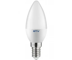 GTV LED lemputė, C30, SMD 2835, WARM Baltas, E14, 3W, AC220-240V, 160° šviesos kampas, 200 lm,