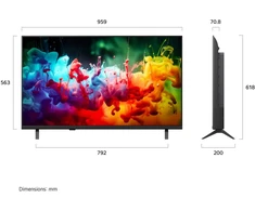 LG televizorius 43QNED7EB3C.AEUD, 108 cm, 43 coliai, 3840x2160 pikselių, QNED, 4K Ultra HD, Mini-LED, webOS 26, WLAN, Bluetooth