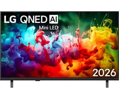 LG televizorius 43QNED7EB3C.AEUD, 108 cm, 43 coliai, 3840x2160 pikselių, QNED, 4K Ultra HD, Mini-LED, webOS 26, WLAN, Bluetooth