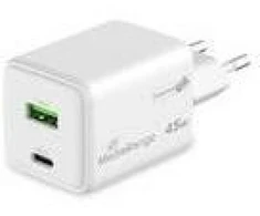 Įkroviklis MediaRange POWER ADAPTER USB/USB-C 45W/FAST MRMA113-2