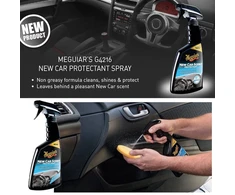 Meguiars G4216 vidaus vinilo gumos ir plastikinio paviršiaus valiklis, neriebus su blizgesio UV apsauga (473 ml) (JAV)