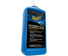 Meguiars M9132 Marine / RV Boat Pro Grade Power Cut Compund Liquid pašalina svaiginančius oksidaciją ir įbrėžimus (0,94 l) (JAV)
