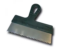 Mentele, plastikine rankena, 6x6 dantukais, 150mm 06-7-2200 MAAN