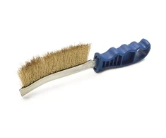 Metalinis šepetys, žalvariniai šereliai, plastikinė rankena COLOR EXPERT