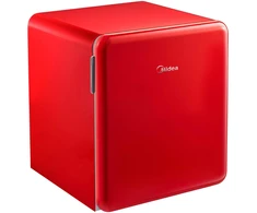 Midea Šaldytuvas | MDRD86SLE32 | Energy efficiency class E | Free standing | Larder | Height 50 cm | Šaldytuvas net capacity 47 L | 41 dB | Raudona