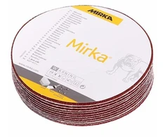 Mirka šlifavimo diskas 3061602040, 125mm, P40, aliuminio oksidas, 8 angos, 20 vnt, mediena, gipsas