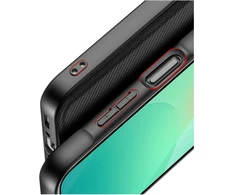 Nevox StyleShell NYLO 2503, išmaniojo telefono dėklas, juodas, polikarbonatas, TPU, nailonas, atsparus smūgiams