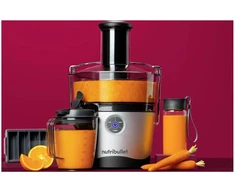 Nutribullet sulčiaspaudė NBJ200G 0C22500002, 1000 W, 2 l, 3 greičiai, nerūdijantis plienas, be BPA, tinka plauti indaplovėje