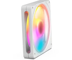 Nzxt F140 RGB ventiliatorius RF-R214S-WF, 140mm, baltas, RGB apgaismojums