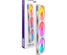 NZXT F Series F360 RGB Baltas | Gehäuselüfter