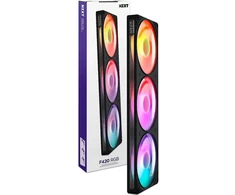 Nzxt F420 RGB kompiuterio ventiliatorius RF-R242U-BF, 420mm, 4-pin PWM, NZXT RGB 4-pin, 2000rpm, 34.0dB(A), RGB apšvietimas