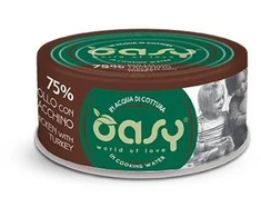 Maisto produktai - Oasy More Love Vištiena su Kalakutiena Drėgnas Kačių Maistas 70g