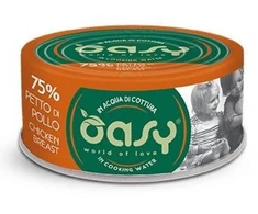Kačių maistas - Oasy More Love vištienos krūtinėlės drėgnas kačių maistas 70g