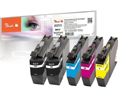 Peach Tinte Spar Pack Plus PI500-267 (kompatibel zu Brother LC-3213)
