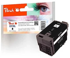 Peach rašalo kasetė PI200-450, 20ml, 1 vnt., juoda, suderinama su Epson 27XL, T2711, 1210 puslapiai