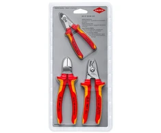 Knipex ELEKTROS INSTALIACIJOS DARBŲ ĮRANKIŲ RINKINYS 3 vnt.
