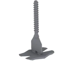 Plytelių lygio indikatorius Rubi CYCLONE LS Flat Base; 1 mm; 2400 vnt.
