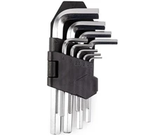 Forsage IMBUS raktų rinkinys L tipo 9 vnt., (1,5, 2, 2,5, 3, 4, 5, 6, 8, 10mm)