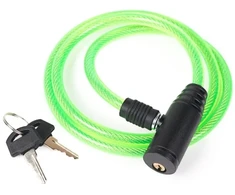 Master Lock „MasterLock“ apsauginis lynas dviračiui (skersmuo 8 mm, ilgis 1000 mm, 2 raktai)