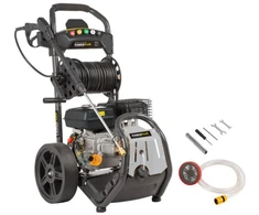 Powerplus benzininis aukšto slėgio plovimo įrenginys POWXG9100 210cc 270bar 540Lh 20m žarna Sidabrinė