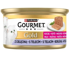 Purina Nestle PURINA Gourmet Gold Kitten veršienos putėsiai - šlapias kačių ėdalas - 85 g