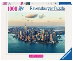 Ravensburger dėlionė Beautiful Skylines New York 12000017, 1000 dalių, 70x50 cm, nuo 14 metų, paaugliams ir suaugusiesiems