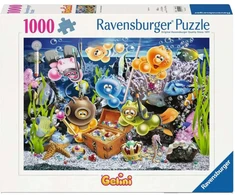 Ravensburger Dėlionė Gelini povandeniniame nuotykyje 12001427, 1000 vnt., 70x50 cm, paaugliams ir suaugusiesiems, nuo 14 metų