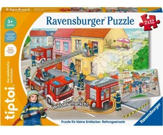 Ravensburger Dėlionė 2x12 vnt. - Gelbėjimo misija