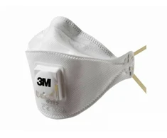 3M Vienkartinis respiratorius su vožtuvu, sulankstomas
