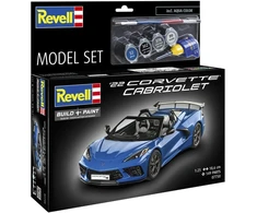 Revell Modelio rinkinys Corvette C8 Cabriolet 67750, 1:25, 149 vnt., klijai, dažomas, plastikas, 10+ metų, pažengusiems